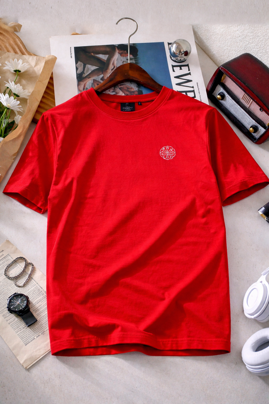 Chrome Hearts Inspired Red Gothic Back Print T-Shirt | Premium Streetwear Edition