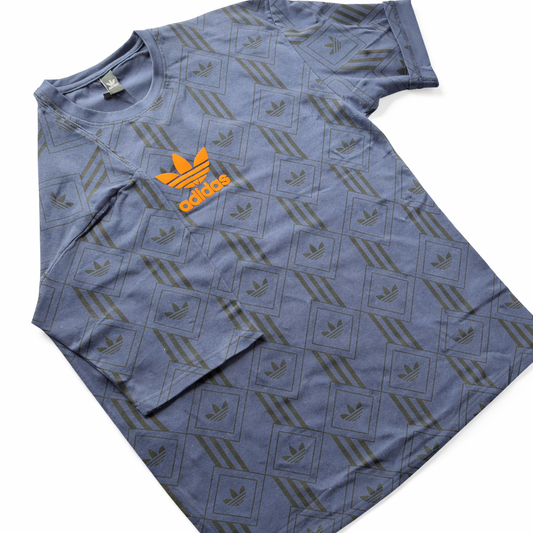 Slate Blue Signature Graphic Tee