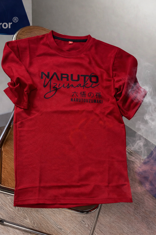🔥 Crimson Uzumaki – Aesthetic Anime Statement Tee