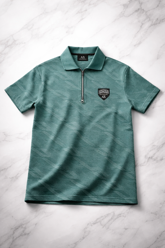 Milano Verde – Italian Luxury Textured Polo
