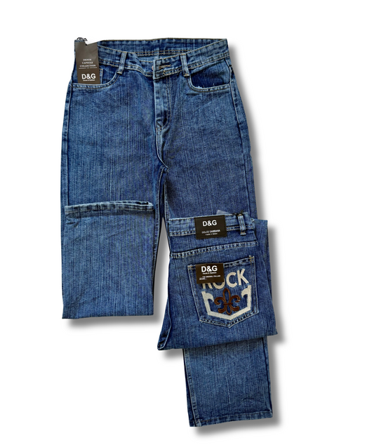 👖 Classic Heritage Blue Baggy Denim – Timeless Street Fit