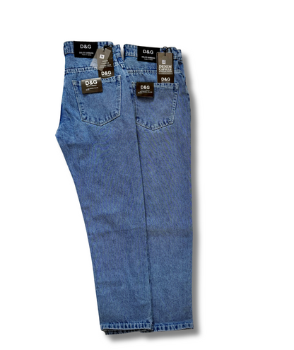 Royal Blue Distressed Luxe Denim – Premium Mom Fit Jeans