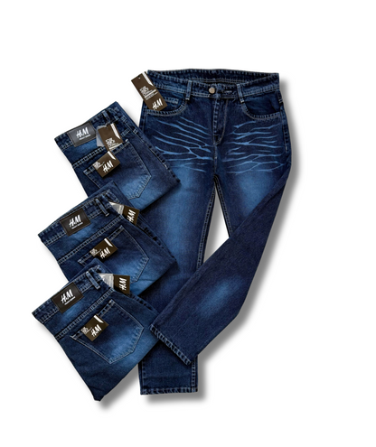 Signature Heavy Denim – Luxe Vintage Wash Premium Jeans