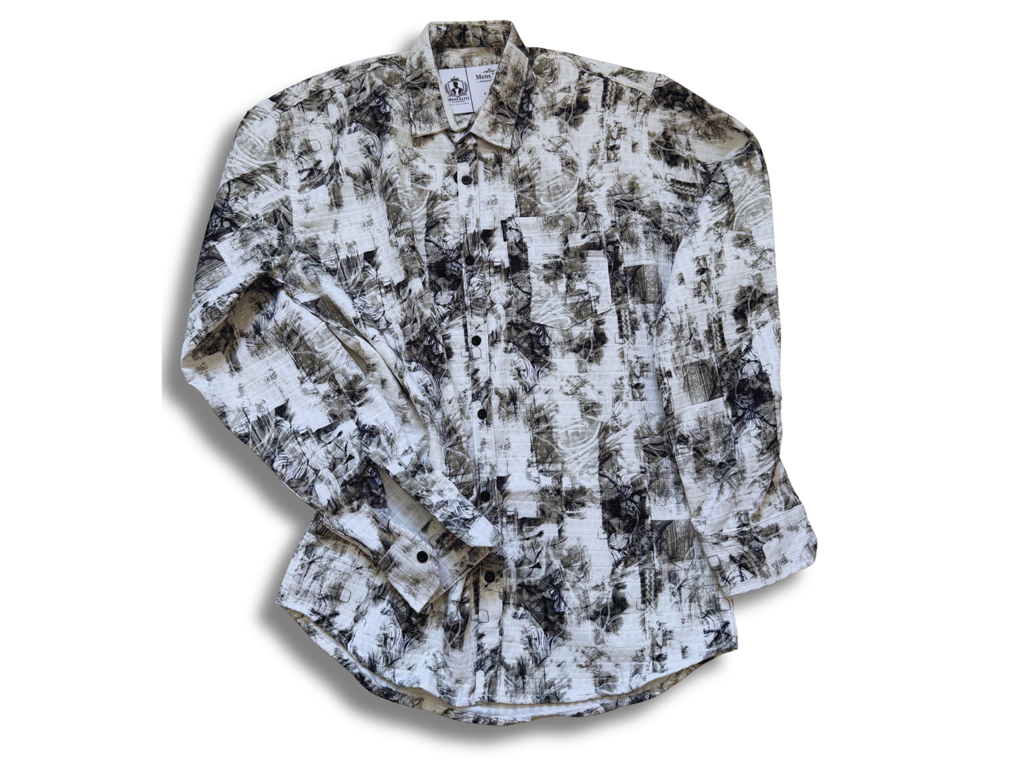 Urban Marble Abstract Full Sleeve Shirt