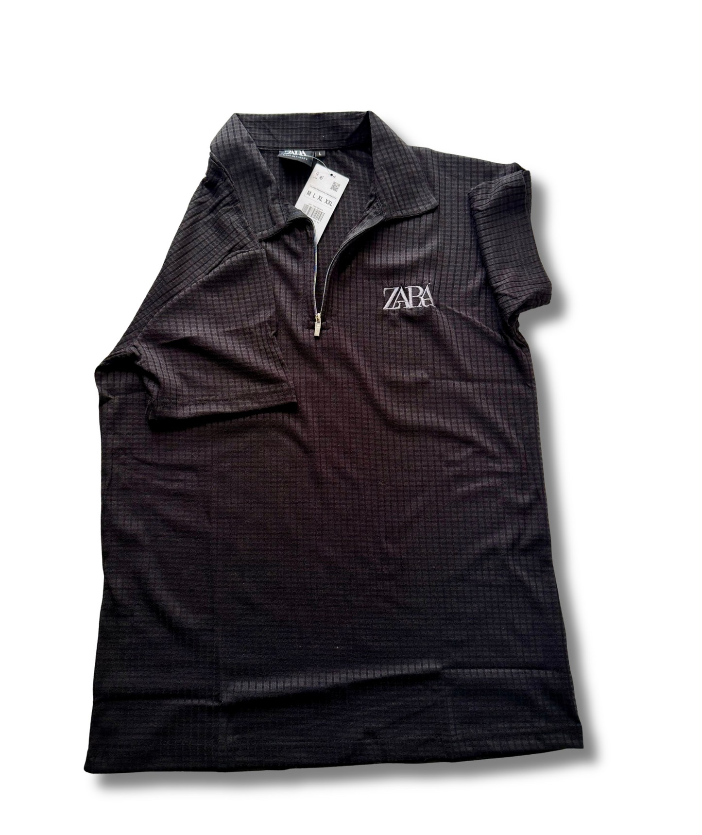 Men’s Elite x Urban Luxe Black Textured Polo