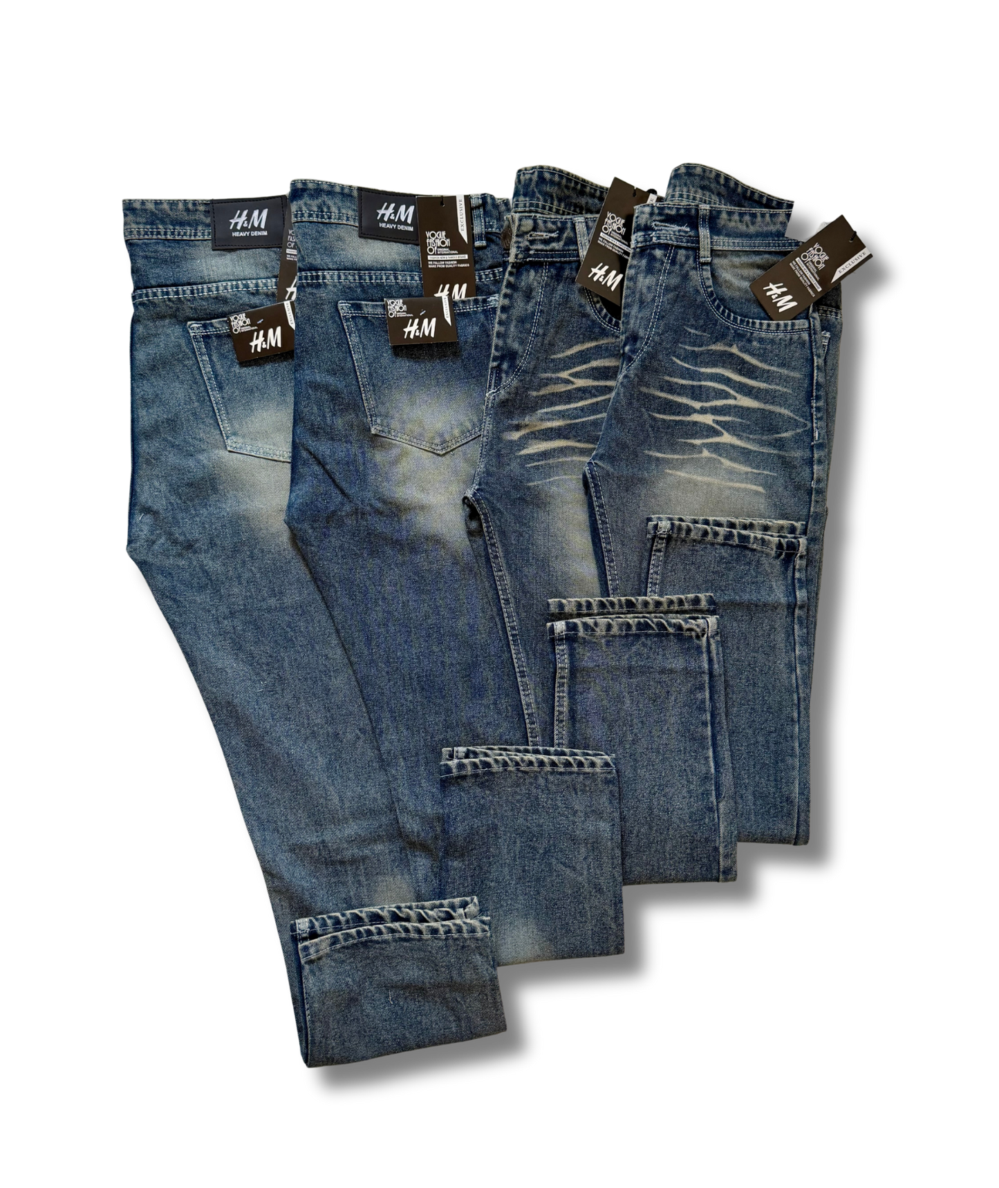 Signature Heavy Denim – Luxe Vintage Wash Premium Jeans