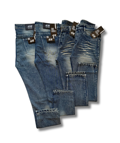 Signature Heavy Denim – Luxe Vintage Wash Premium Jeans