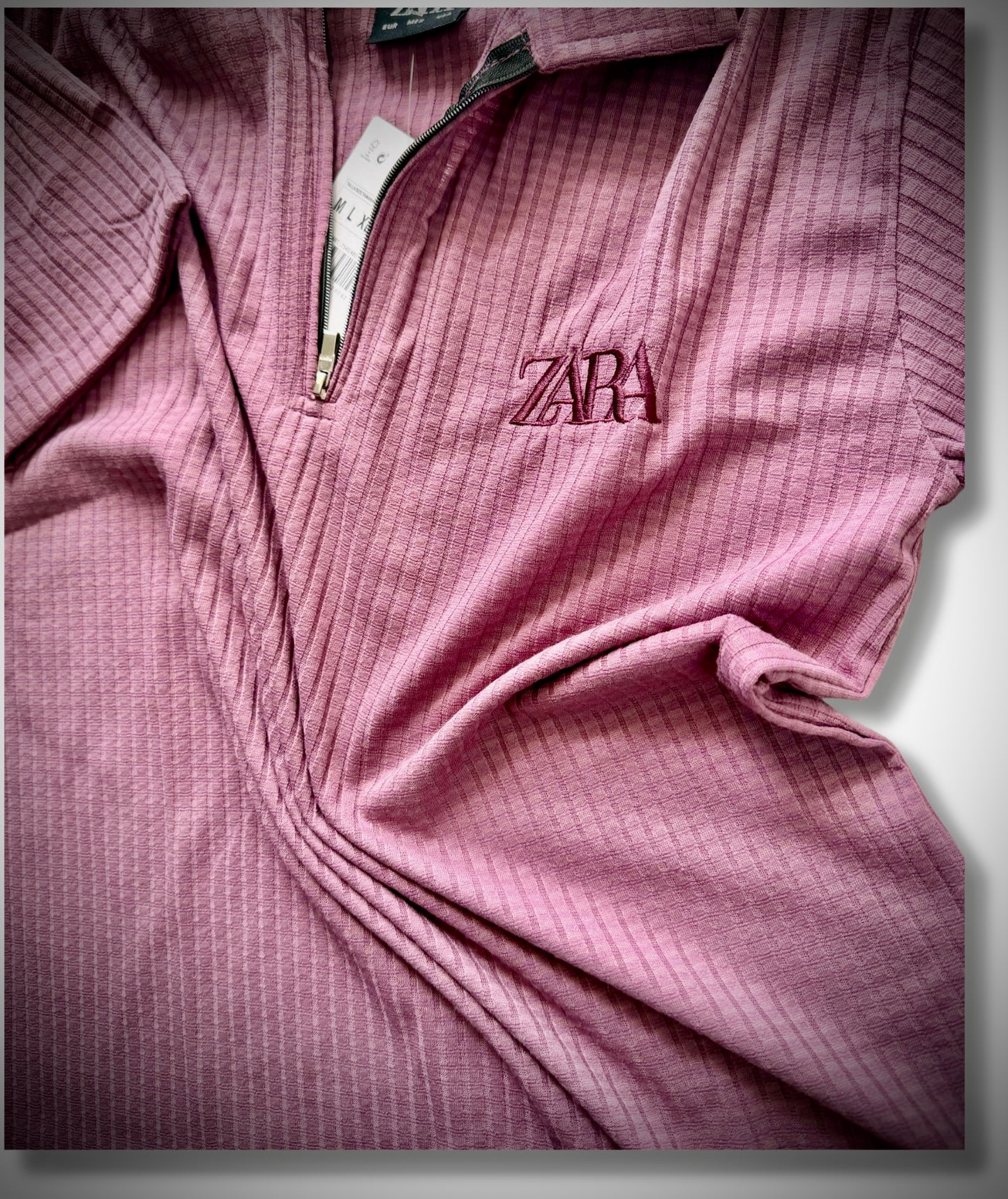 Men’s Elite x Urban Luxe Black Textured Polo