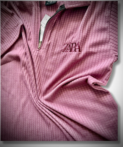 Men’s Elite x Urban Luxe Black Textured Polo