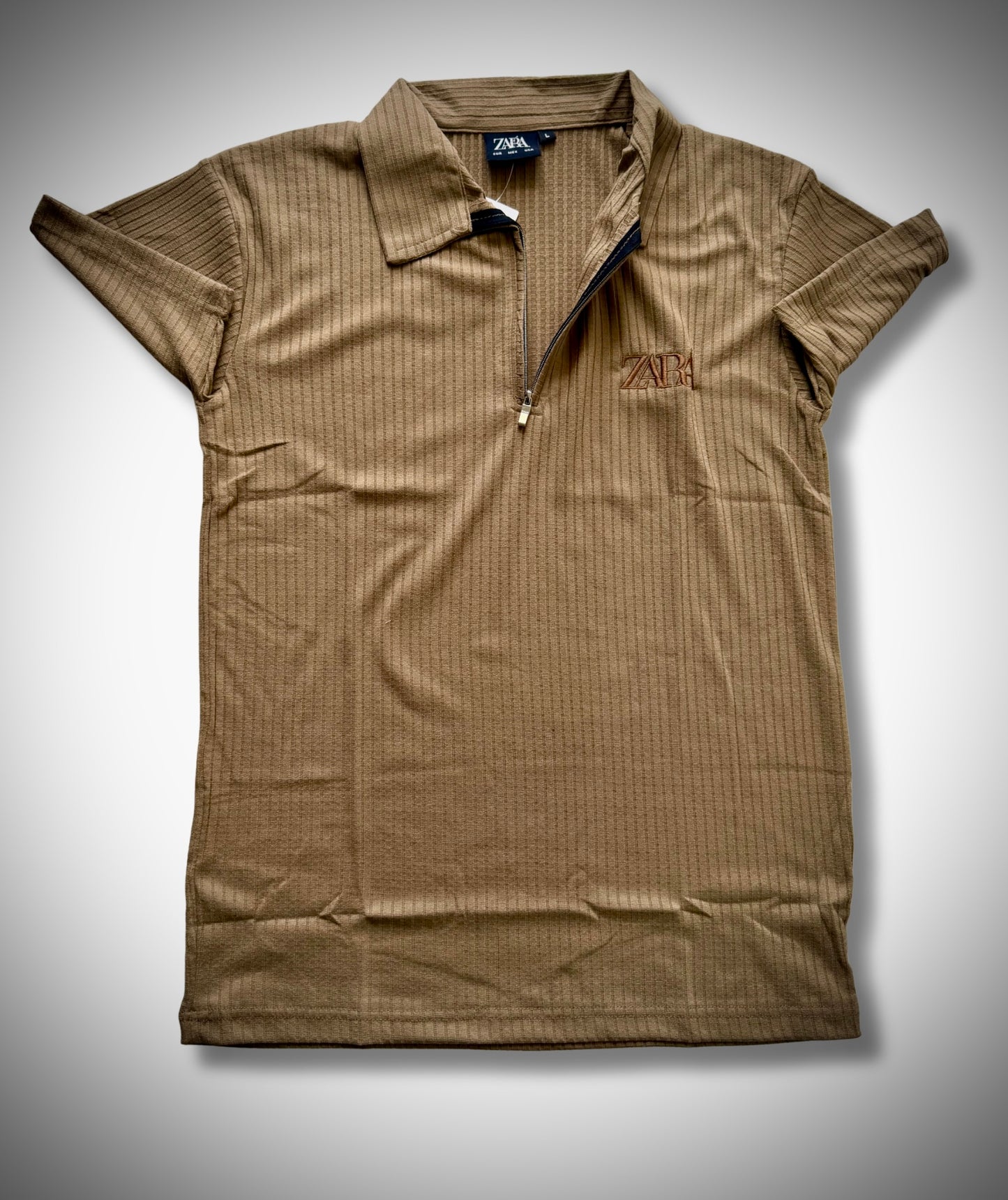 Men’s Elite x Urban Luxe Black Textured Polo