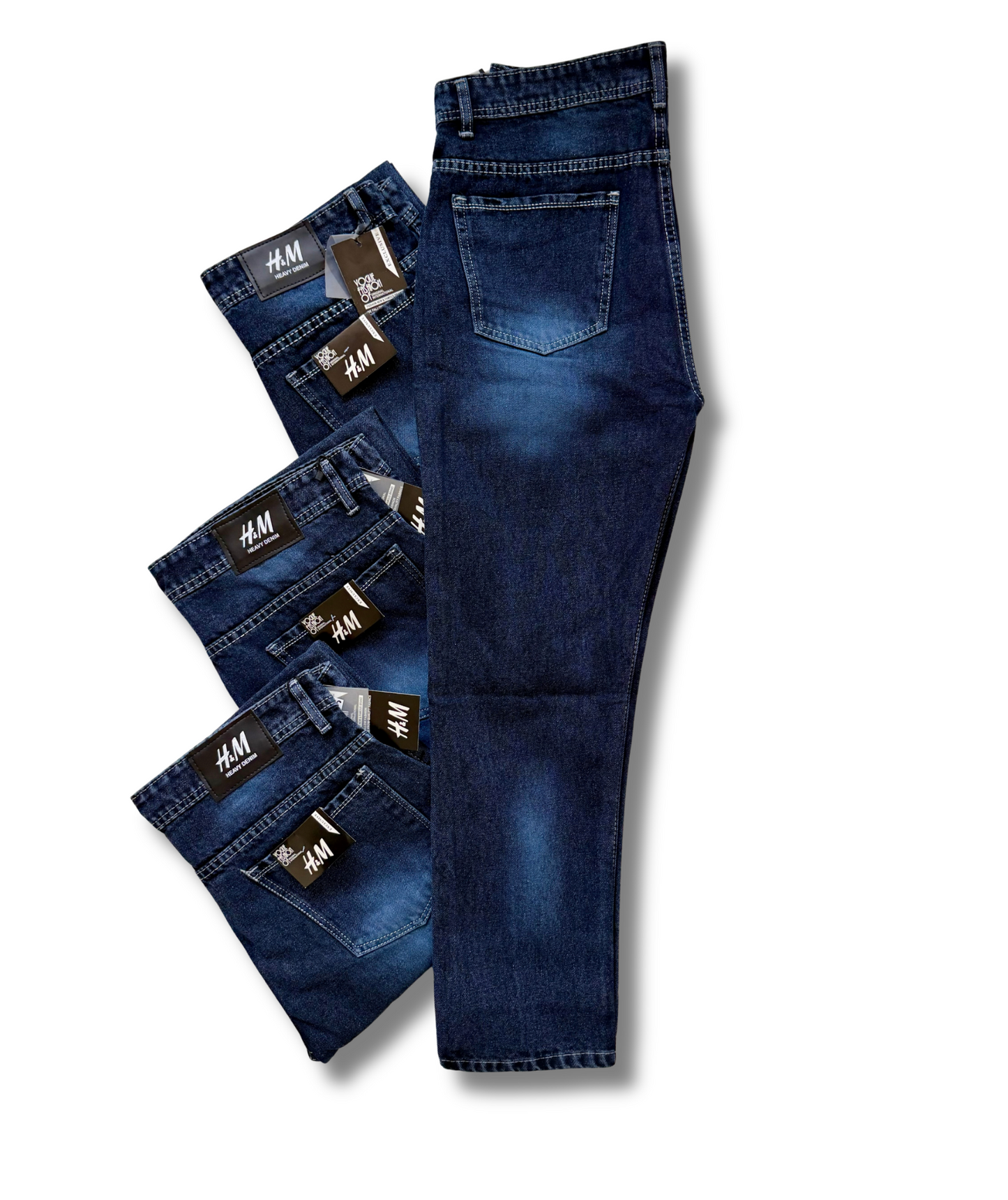 Signature Heavy Denim – Luxe Vintage Wash Premium Jeans