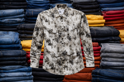 Urban Marble Abstract Full Sleeve Shirt