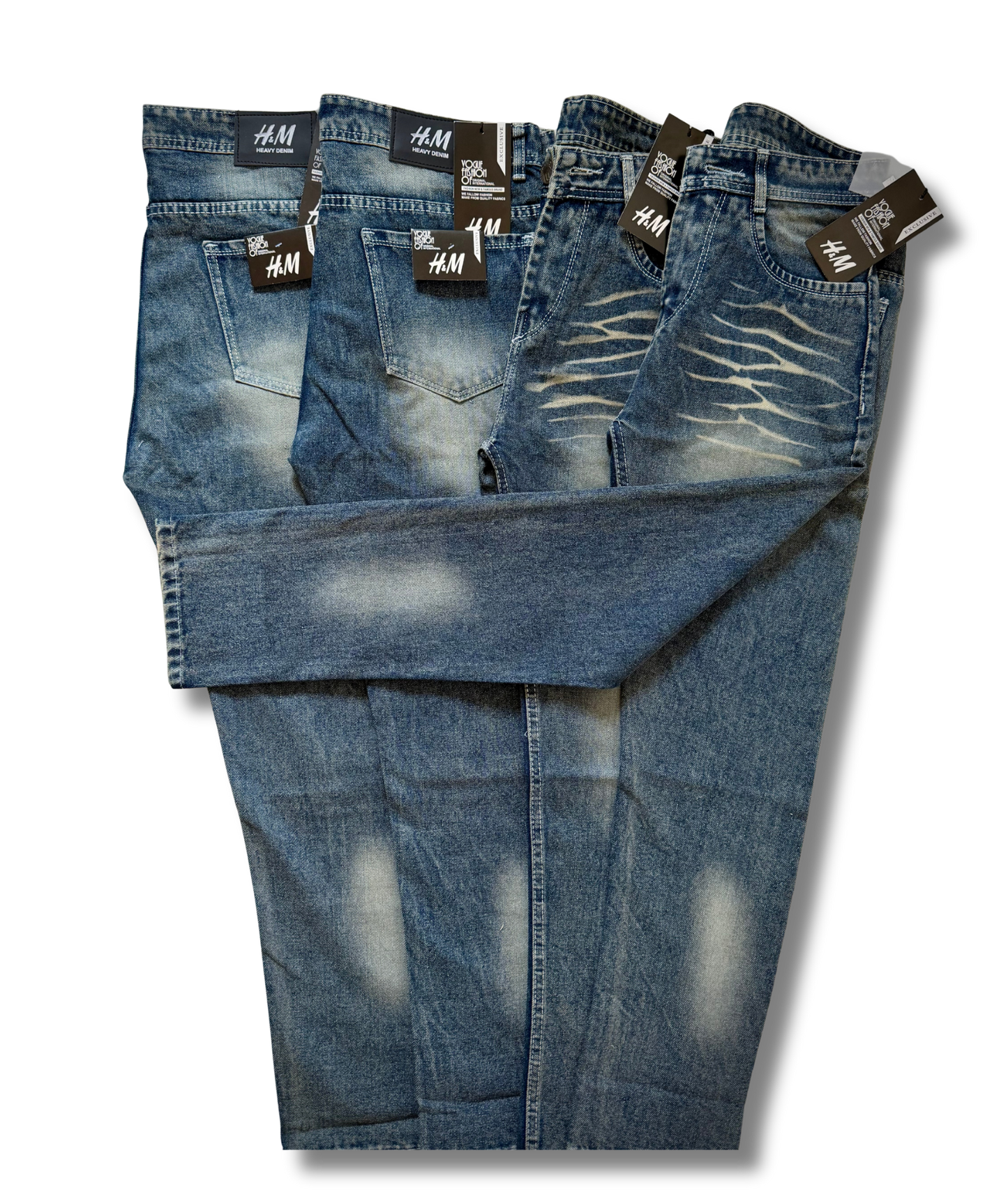 Signature Heavy Denim – Luxe Vintage Wash Premium Jeans