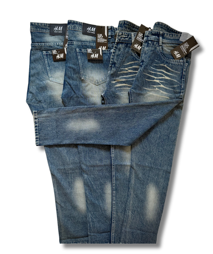 Signature Heavy Denim – Luxe Vintage Wash Premium Jeans