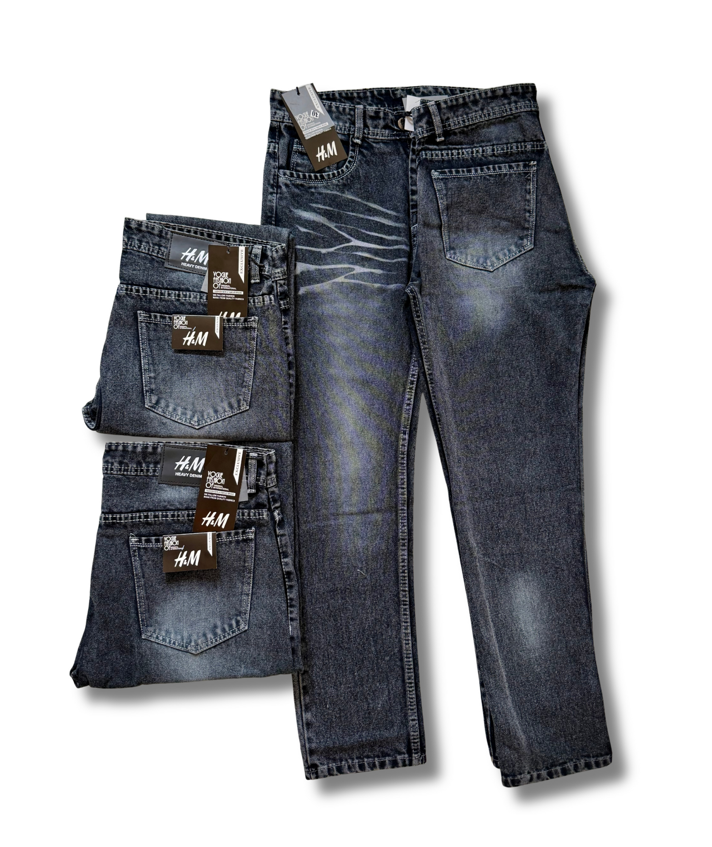 Signature Heavy Denim – Luxe Vintage Wash Premium Jeans