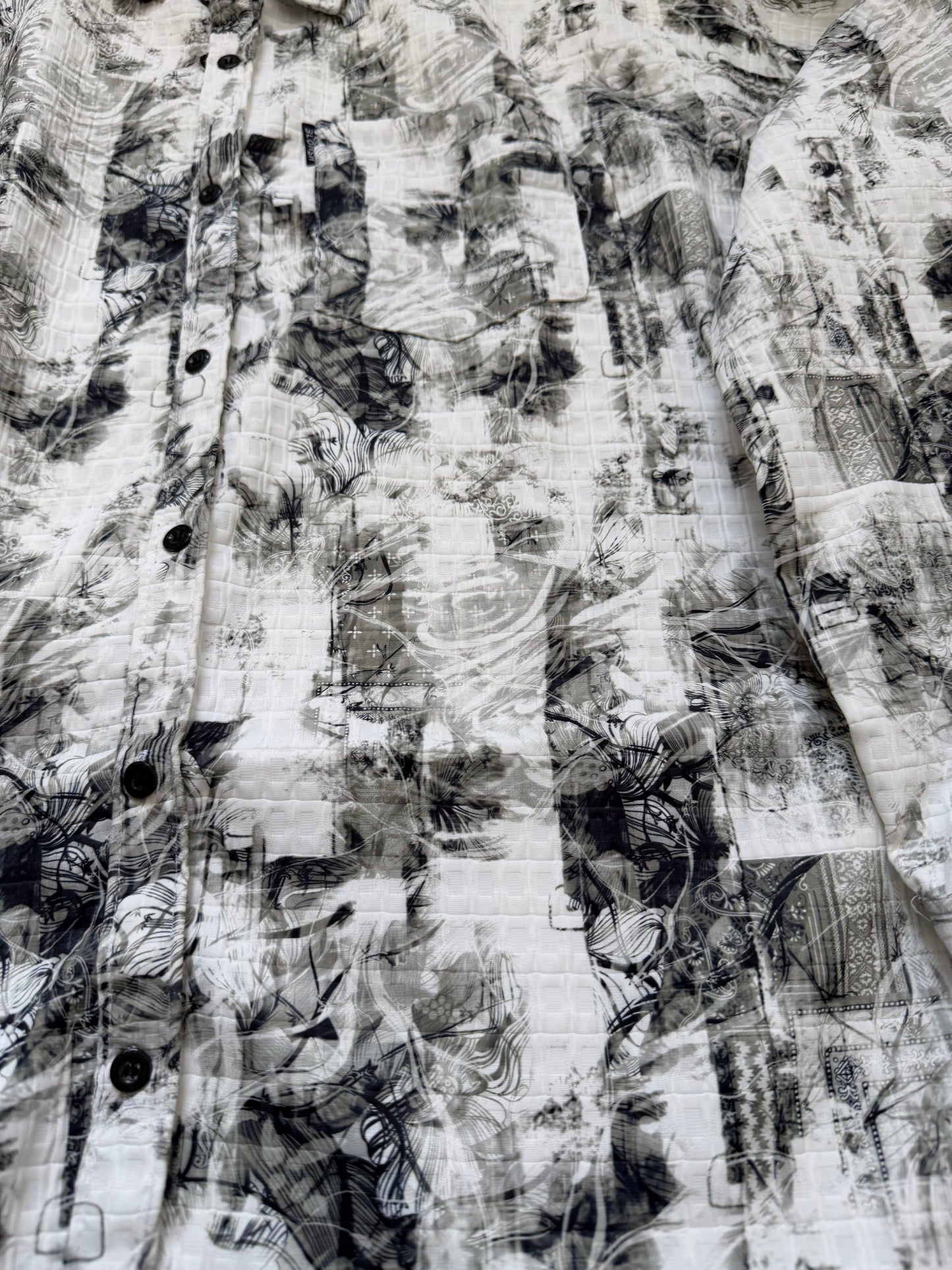 Urban Marble Abstract Full Sleeve Shirt