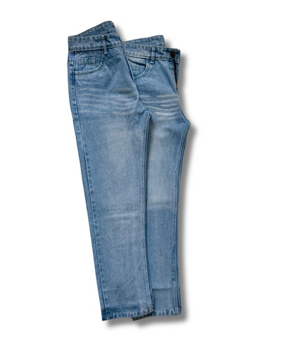 👖 Royal Ice Blue Premium Denim – Luxury Street Edition