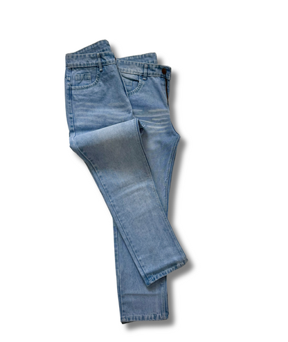 👖 Royal Ice Blue Premium Denim – Luxury Street Edition