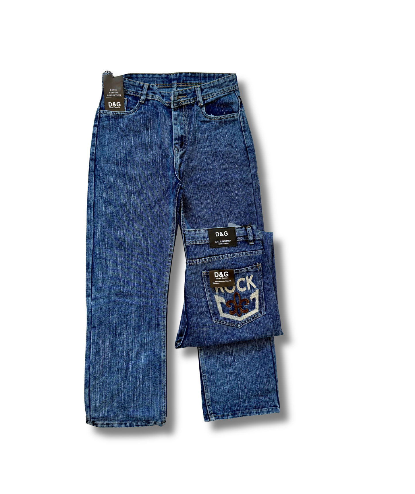 👖 Classic Heritage Blue Baggy Denim – Timeless Street Fit